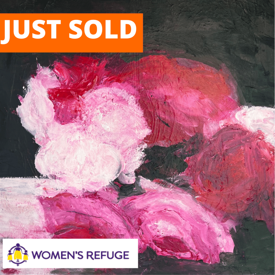 Abstract botanical artwork by Cassandra Gaisford