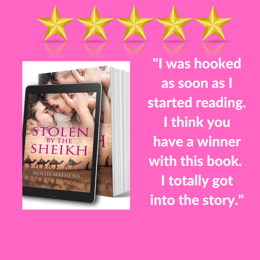 Stolen By The Sheikh testimonial