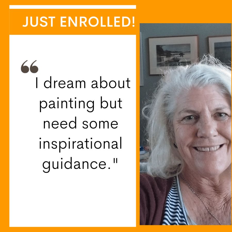 Maree testimonial prior to art retreat