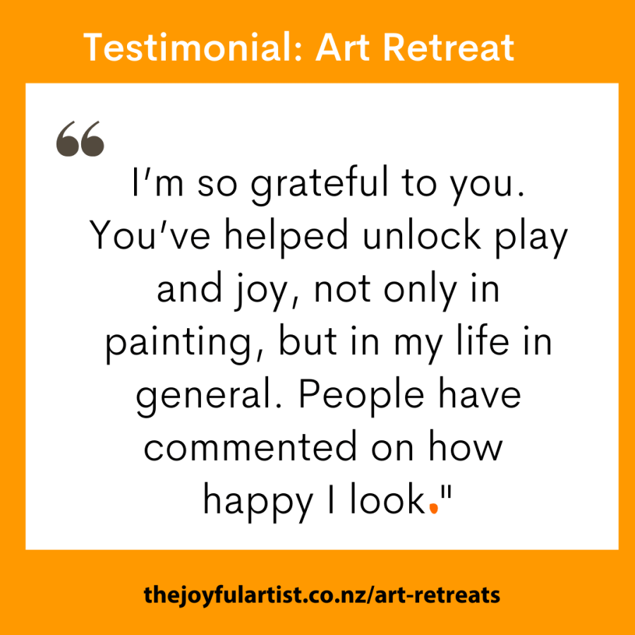 Ali testimonial art retreat