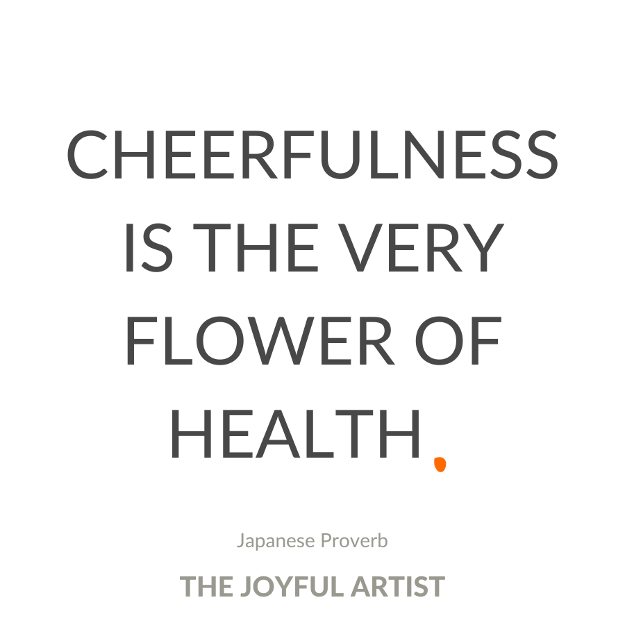 inspiring quote cheerfulness