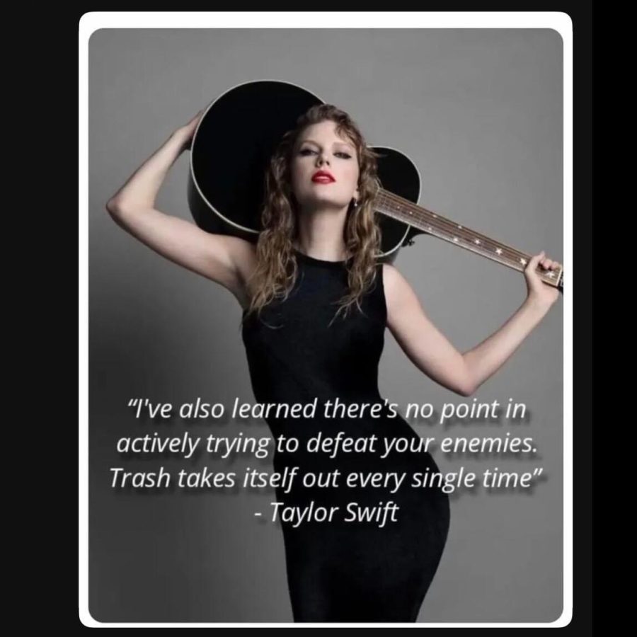 taylor Swift Trash always falls 