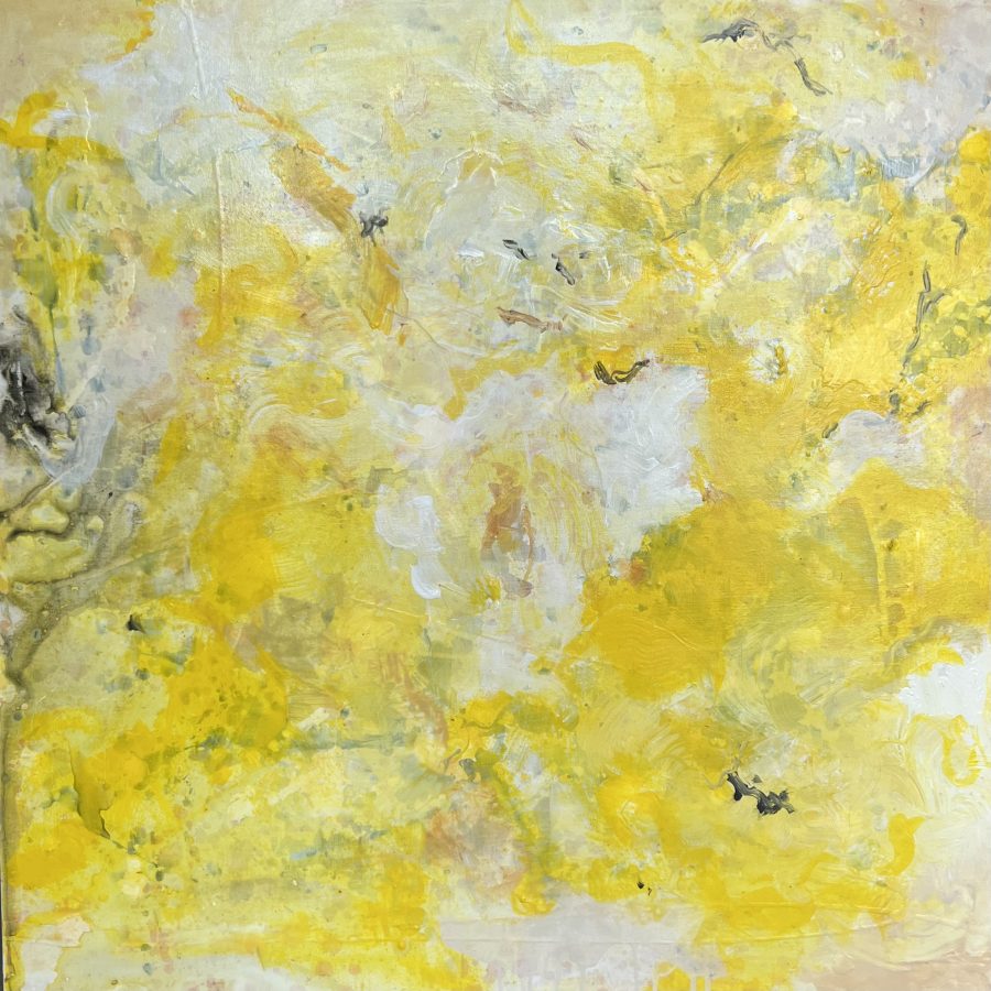Spring abstract artwork by Cassandra Gaisford