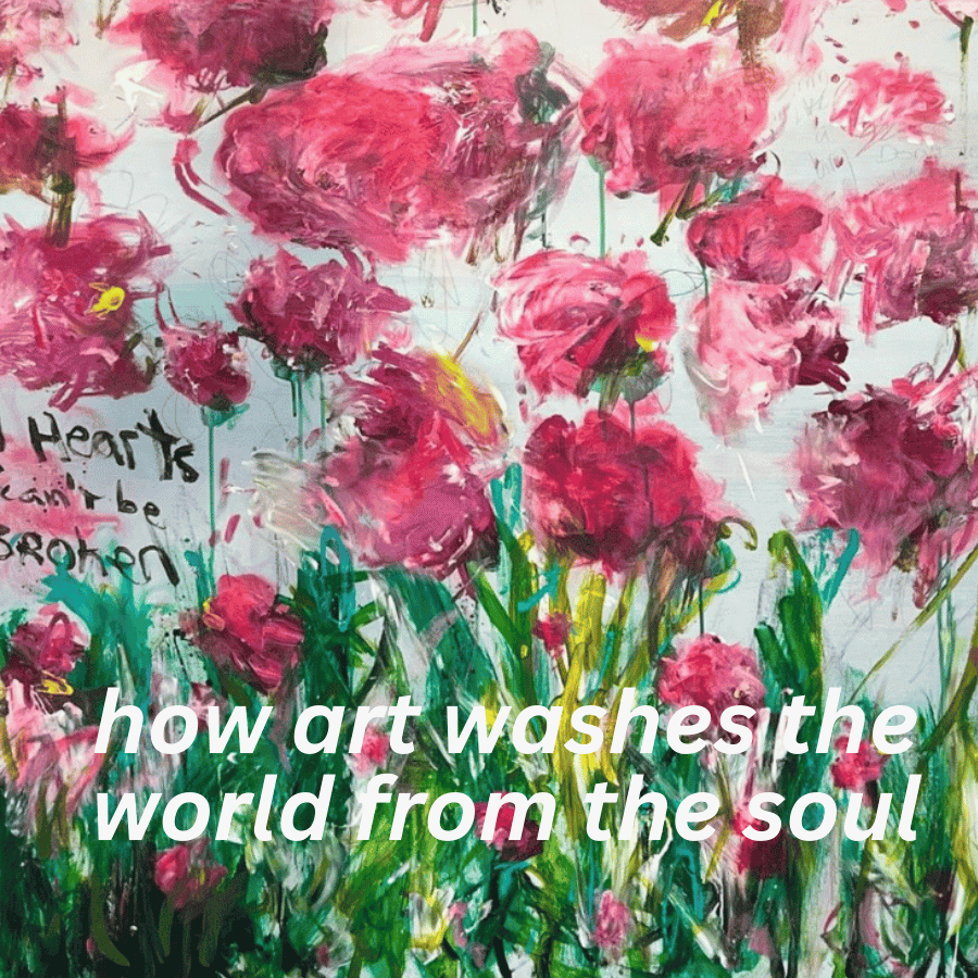 how art washes the world from the soul
