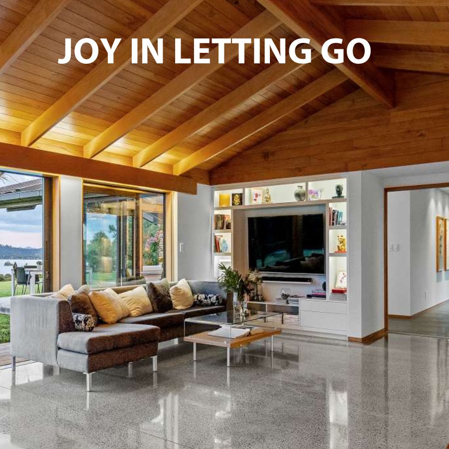 Joy in Letting Go: Saying Goodbye to My Blue Couch
