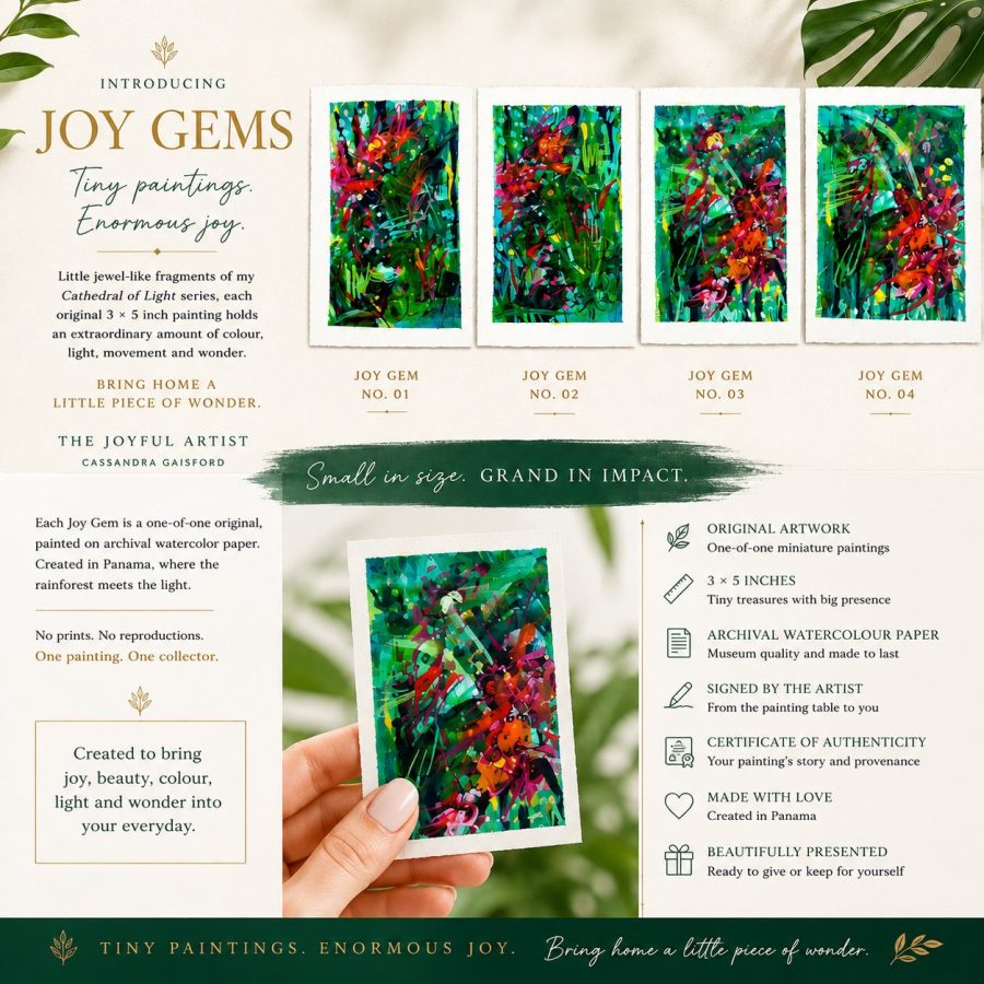Can a 3-Inch Painting Hold an Entire Rainforest? Can a 3-Inch Painting Hold an Entire Rainforest?